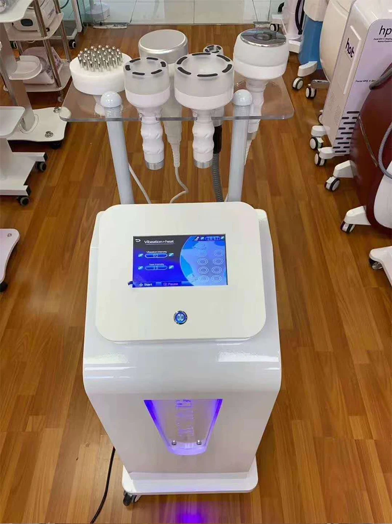 5D 80k Cavitation 6in1 Vacuum body Shaping Slimming machine fat blasting Liposuction DDS Roller Massage Lifting Machine