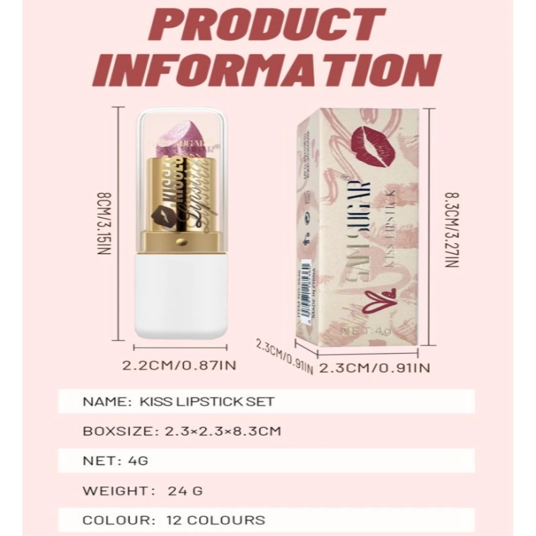 Lucidalabbra ad alta lucentezza Set di rossetti impermeabili perlescenti a lunga tenuta Tazza idratante antiaderente Balsamo per labbra in velluto opaco