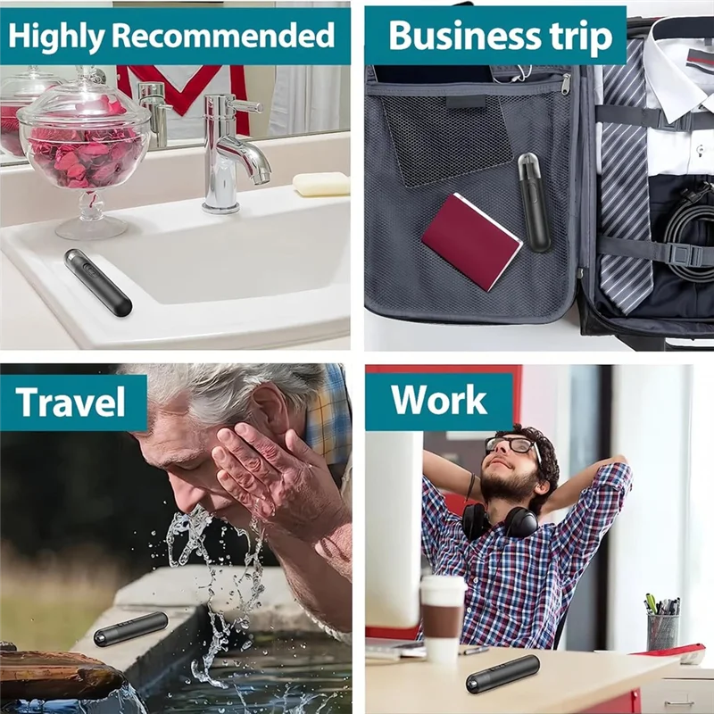 مجموعة أدوات تشذيب شعر الأنف والأذن الدقيقة B13C، رأس مقاوم للماء، أسنان آمنة، فرشاة تنظيف 360 درجة ° شفرات دوارة #3