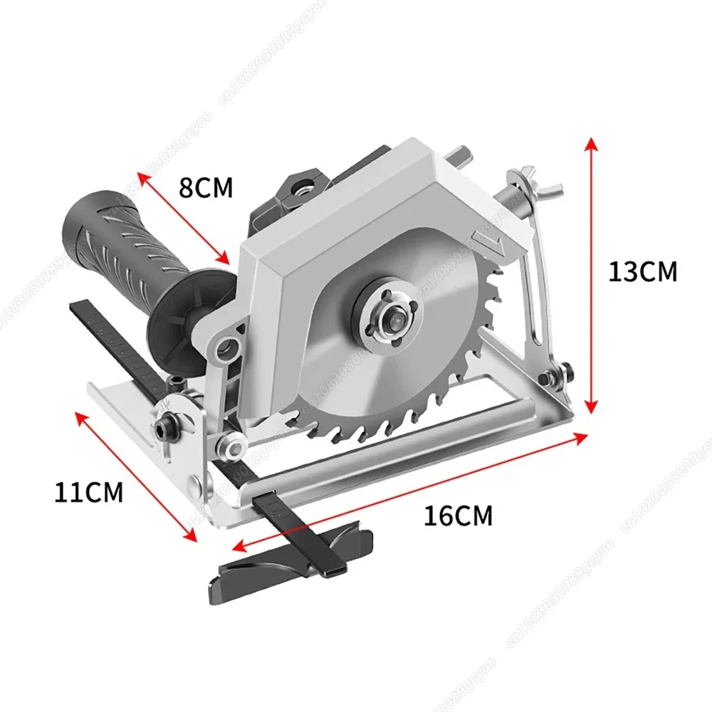 Convertisseur de perceuse électrique portable, machine de découpe, scie circulaire électrique avec lame de scie de 4 pouces, outils électriques, adaptateur durable