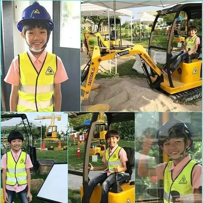 Mini Electric Excavator Ride! Amusement Park Amusement Toys Games Electric Mini Excavato
