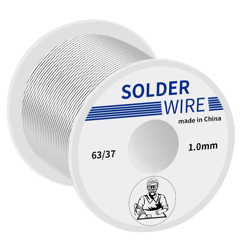 ESPLB 200 جرام 0.8/1.0 مللي متر لحام سلك القصدير لفة نظيفة الصنوبري لحام الأساسية لحام سلك تدفق بكرة أنبوب #3