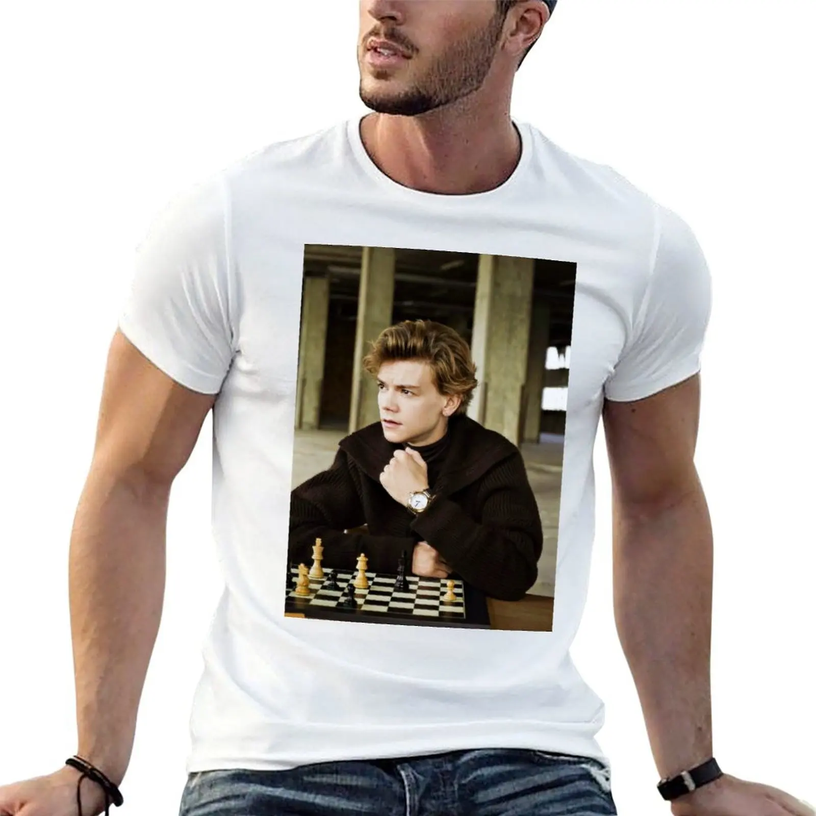 Brodie playing chess T-Shirt cute clothes cheap stuff men t shirt