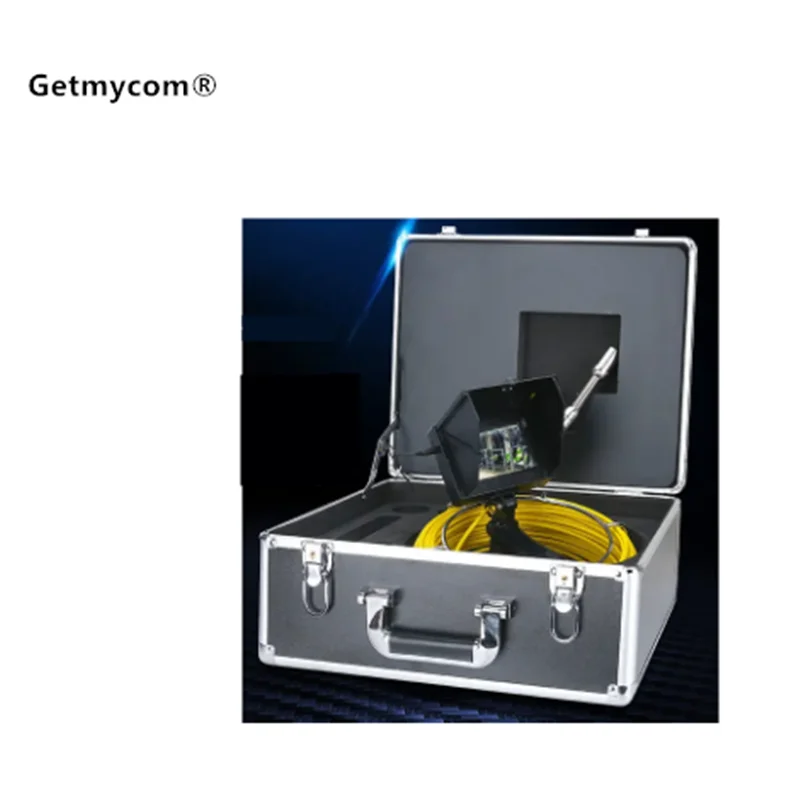 4.3'' Sewer Endoscope Camera with DVR,22MM Pipe Inspection Camera HD 1000TVL Drain Camera Waterproof Borescope Support 16GB