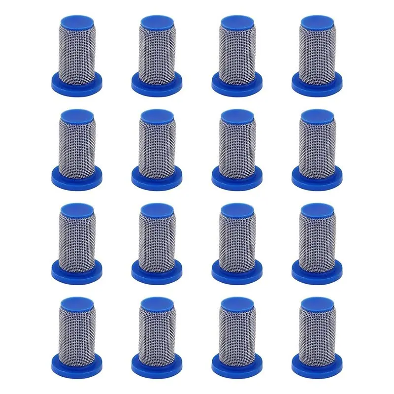 

Фильтр B62B для распылителя Teejet, запасные части - 16 шт. сопел 8079-PP-50 и набор сеток из нержавеющей стали с отверстиями 50 меш.