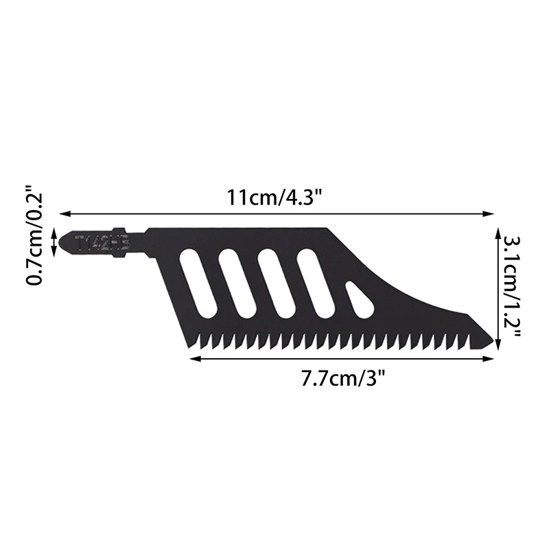 

5 шт. сменные лезвия для резки заподлицо с Т-образным хвостовиком-B17B T142HB изогнутое лобзиковое полотно для прецизионной резки ​