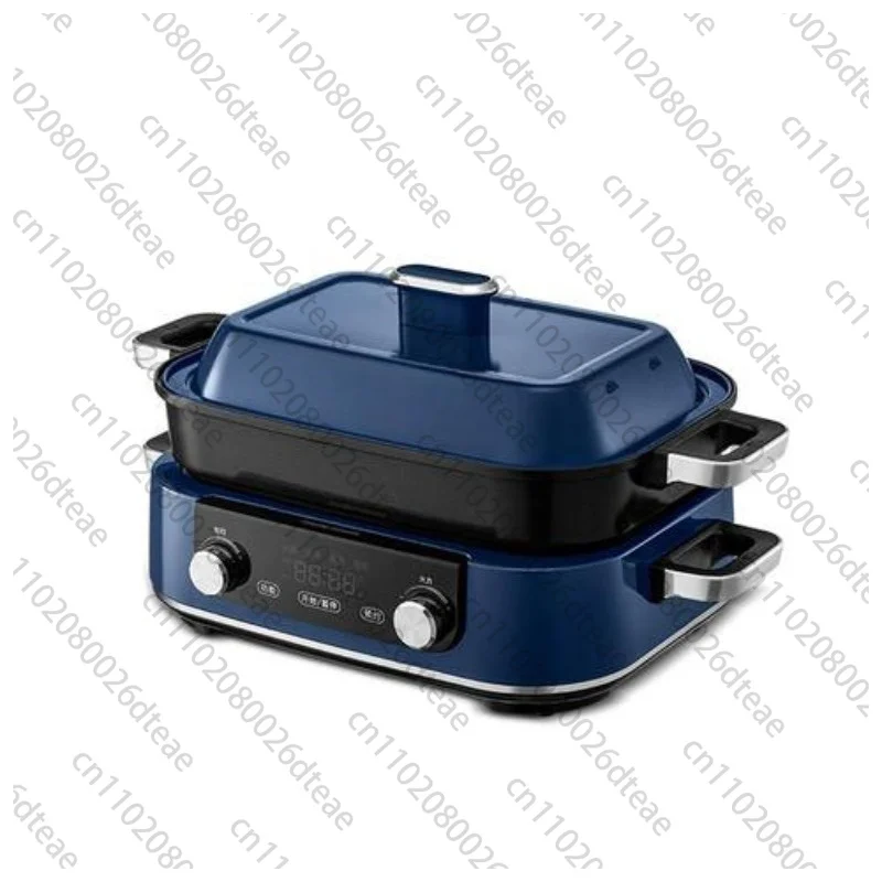 Restaurant 1600W High Power Multifunctional Cooking Station Removable Trays And Temperature Control Electric Hot Pot