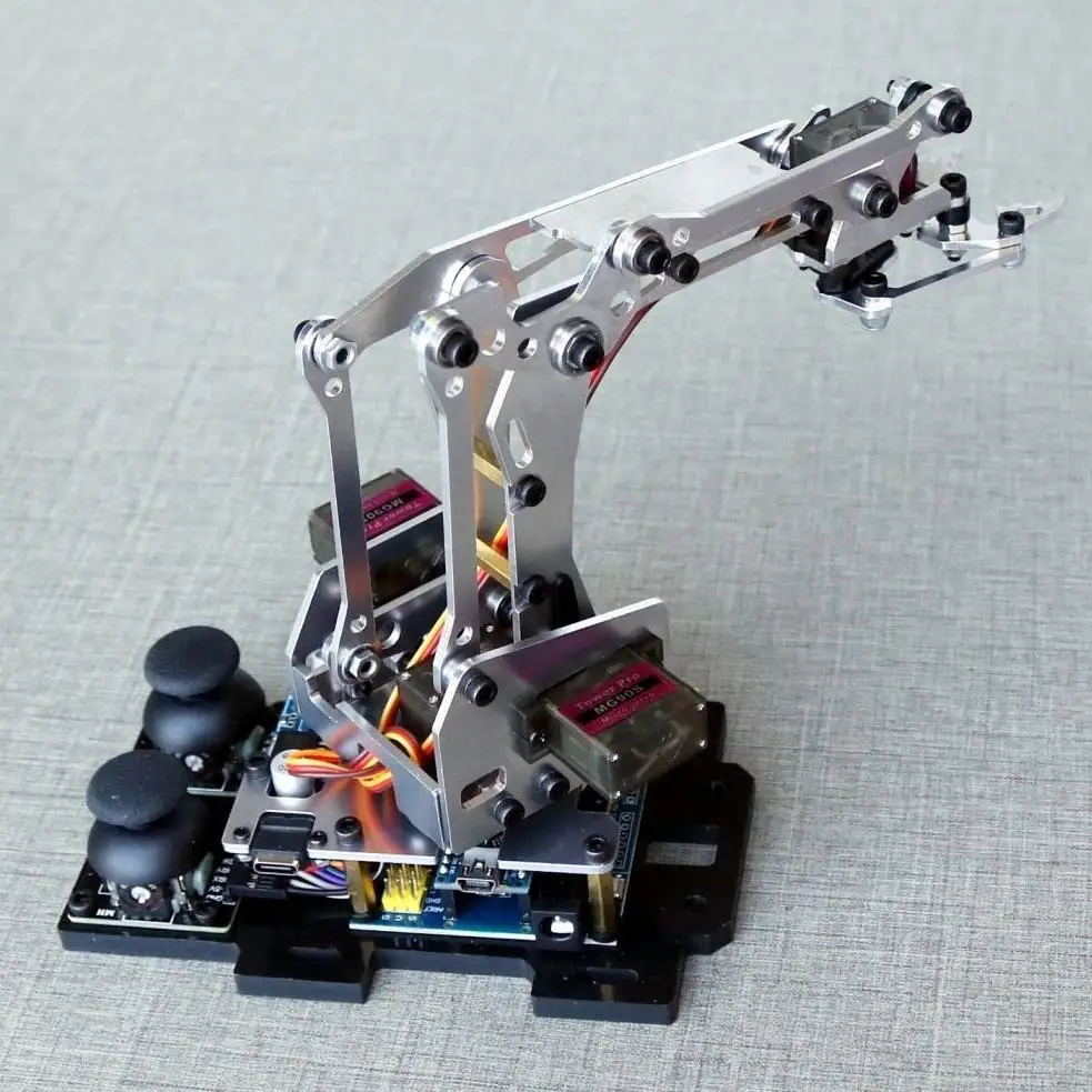 Brazo robótico, brazo robótico, robot de bricolaje, kit de brazo robótico Arduino, robot de agarre, 25F