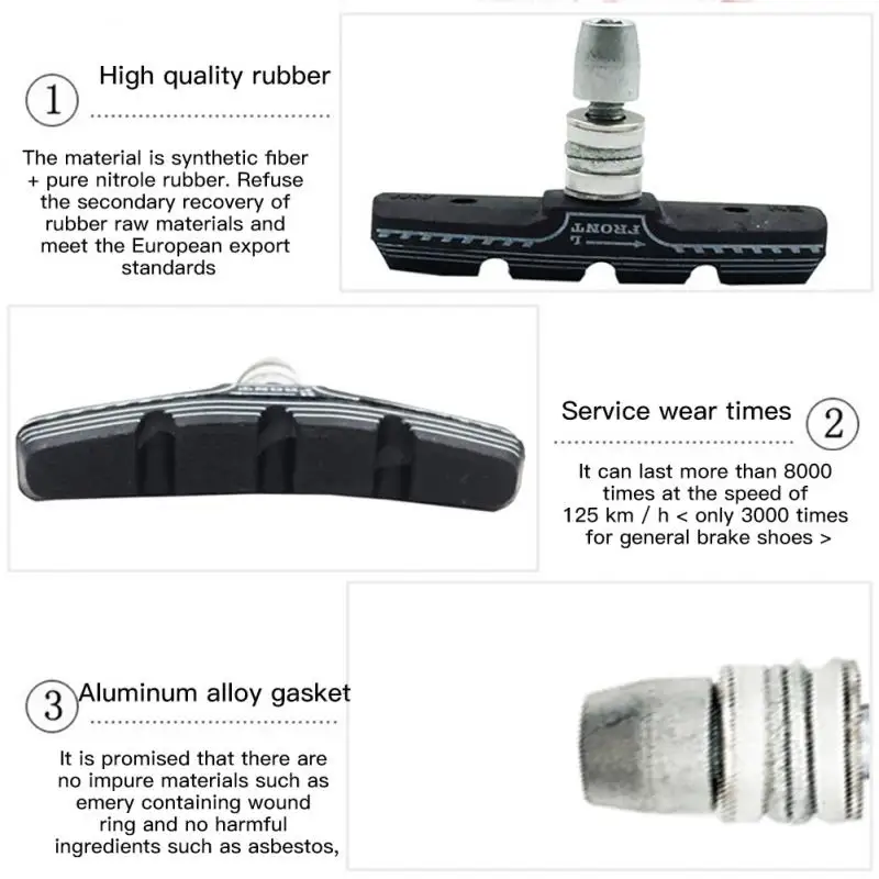 كتلة فرامل الدراجة للطريق ، الدراجة الجبلية ، وسادة الفرامل الخامس ، ركوب الدراجات ، MTB