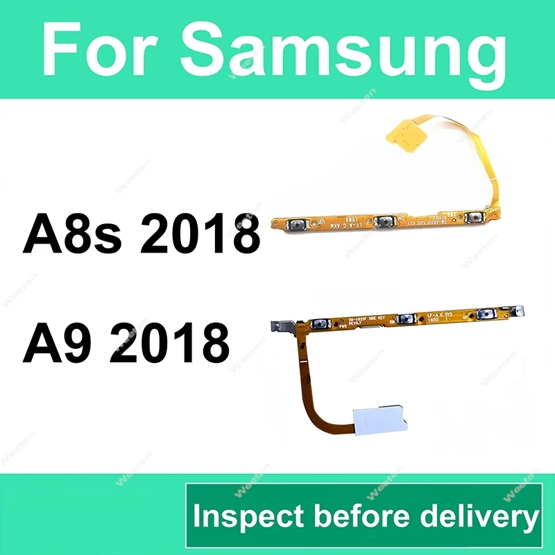 Power Volume Flex Cable For Samsung Galaxy A9 (2018) A8s 2018 SM-A920F Side Key Button Switch Audio Control Replacement