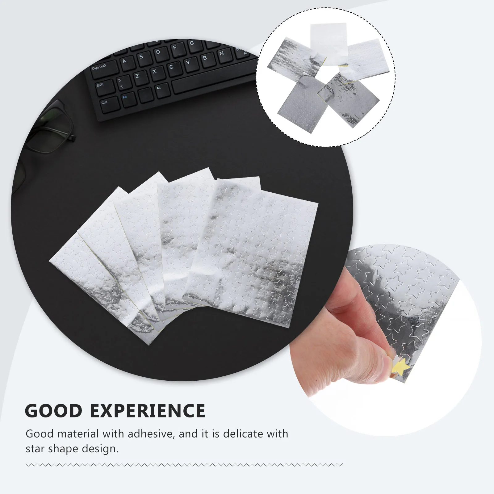 

10 Sheets Star Shaped Self-Adhesive Sealing Label Envelope Seal Packaging For Wedding Birthday Party Gift Label Stickers Baking