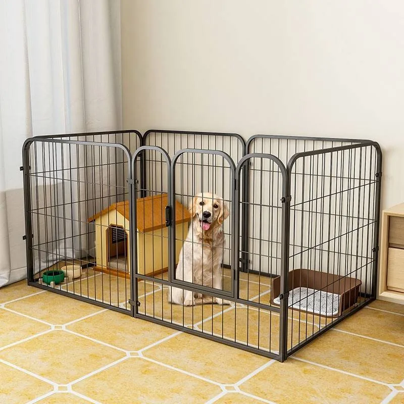 Pet enclosure, indoor dog cage, small and medium-sized dog, Teddy Corgi isolation door, fence, fence, dedicated dog kennel