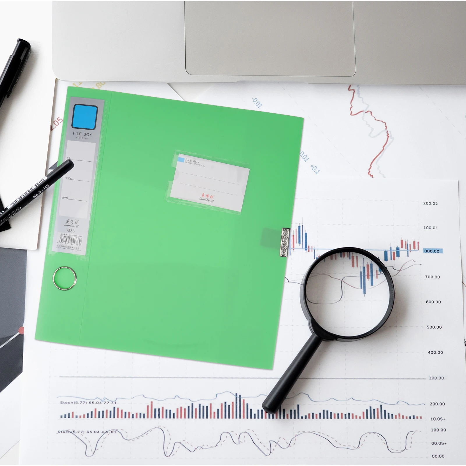 

5pcs Colorful File Holders Plastic Document Boxes Folding Storage Cases For Office School Lightweight Stationery