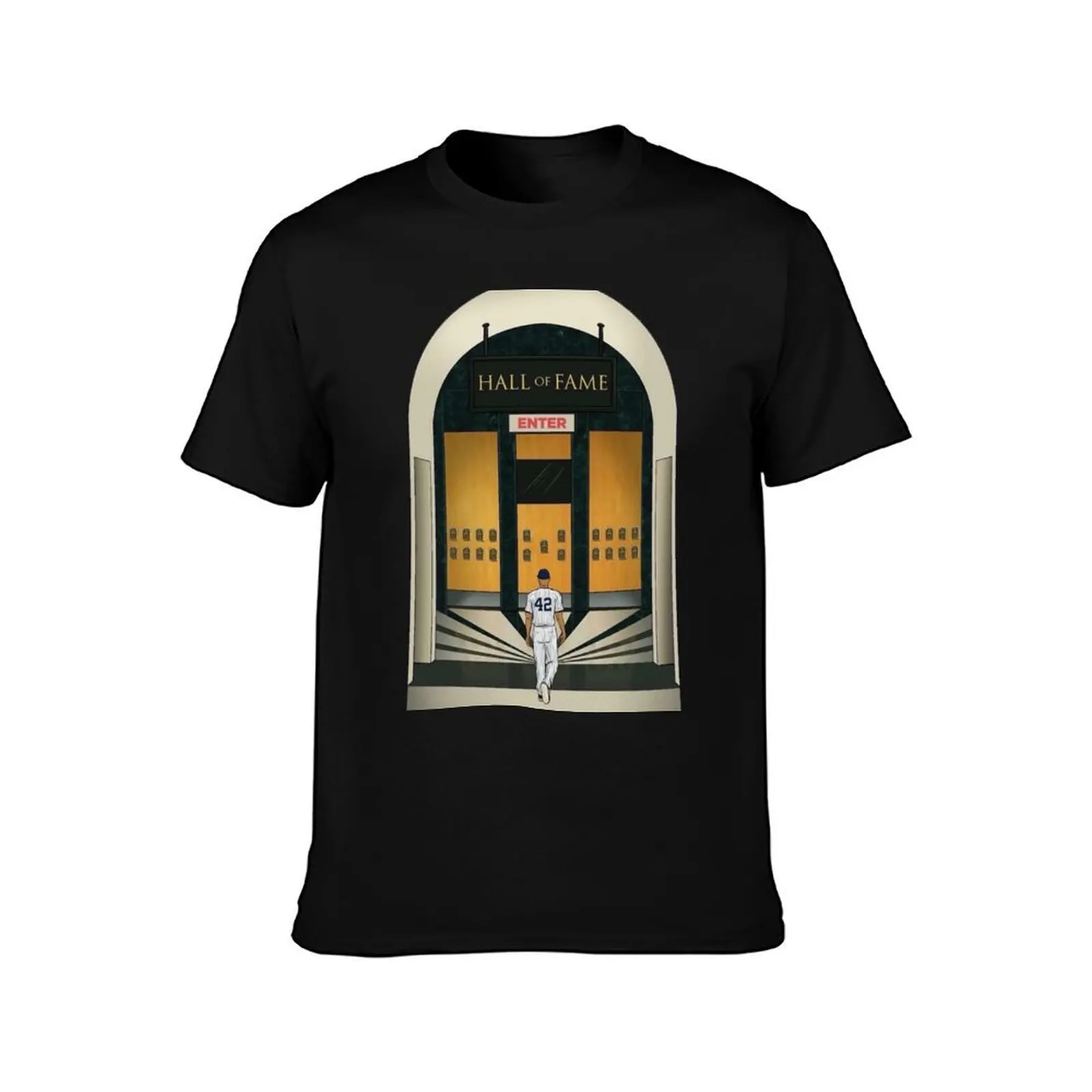 LIMITED - Mariano Rivera - Hall of Fame T-Shirt Work Outdoor T-Shirt for Men