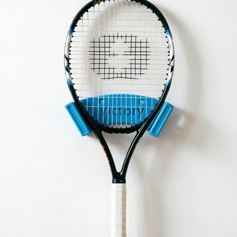 Sports Pickleball And Tennis Rackets Wall Mount Holder Vertical Display Stand