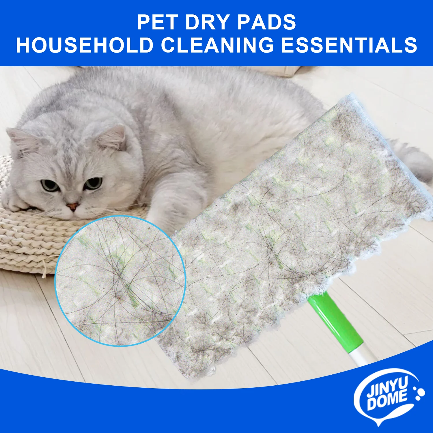 

Disposable Dusting Cloth 8.2x11in Compatible with Swiffer Multi-Functional One-Time Use Cleaning Pads for Household Dust Removal