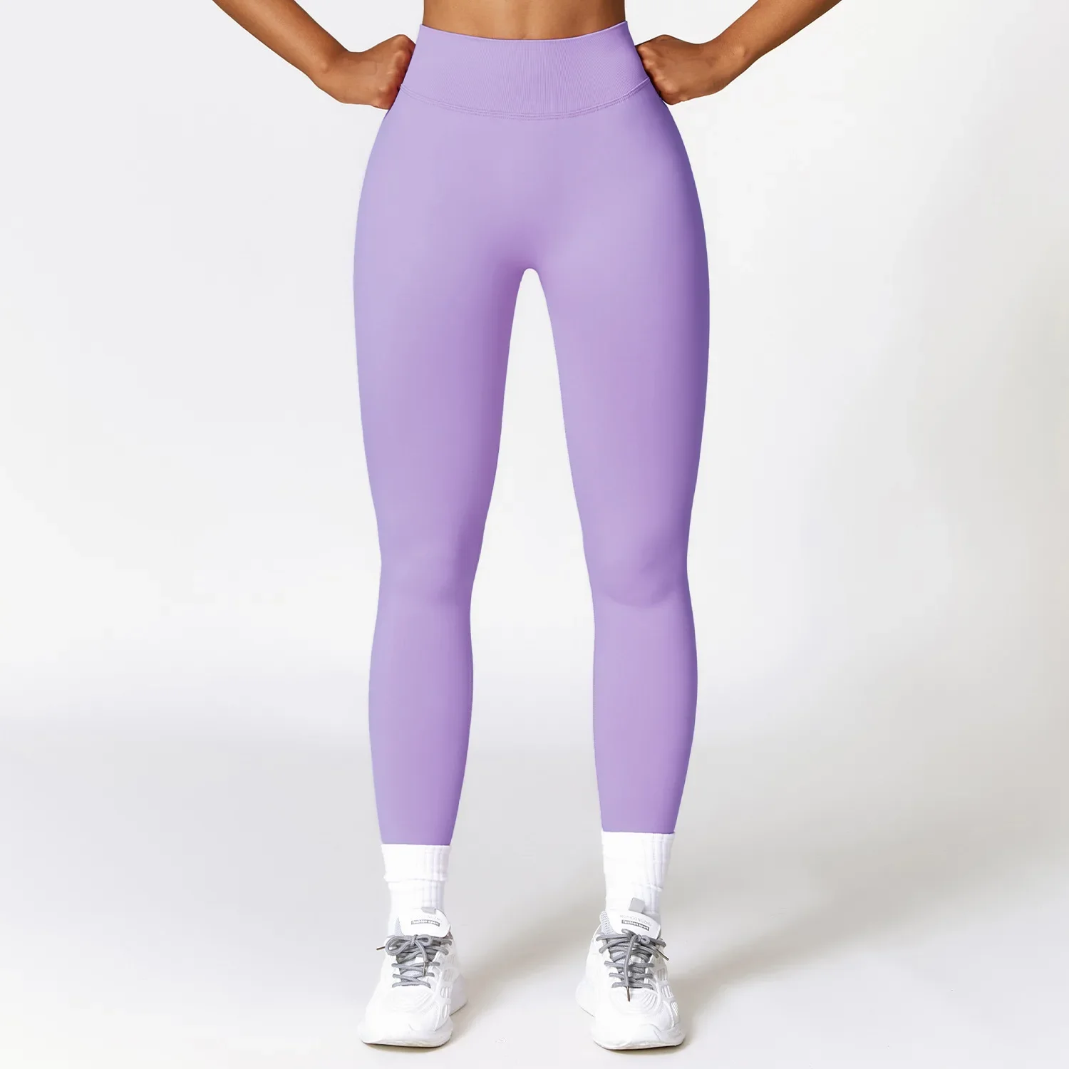 Mallas deportivas con espalda en V para mujer, pantalones atléticos para Fitness, gimnasio, Yoga, mallas con Control de Scrunch, mallas de entrenamiento para ejercicio y correr