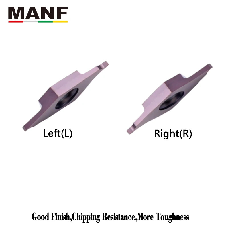 MANF TKF12R050-S CNC Cutting-off & Grooving Insert  lathe  stainless steel Ceented carbide smal parts turning machining