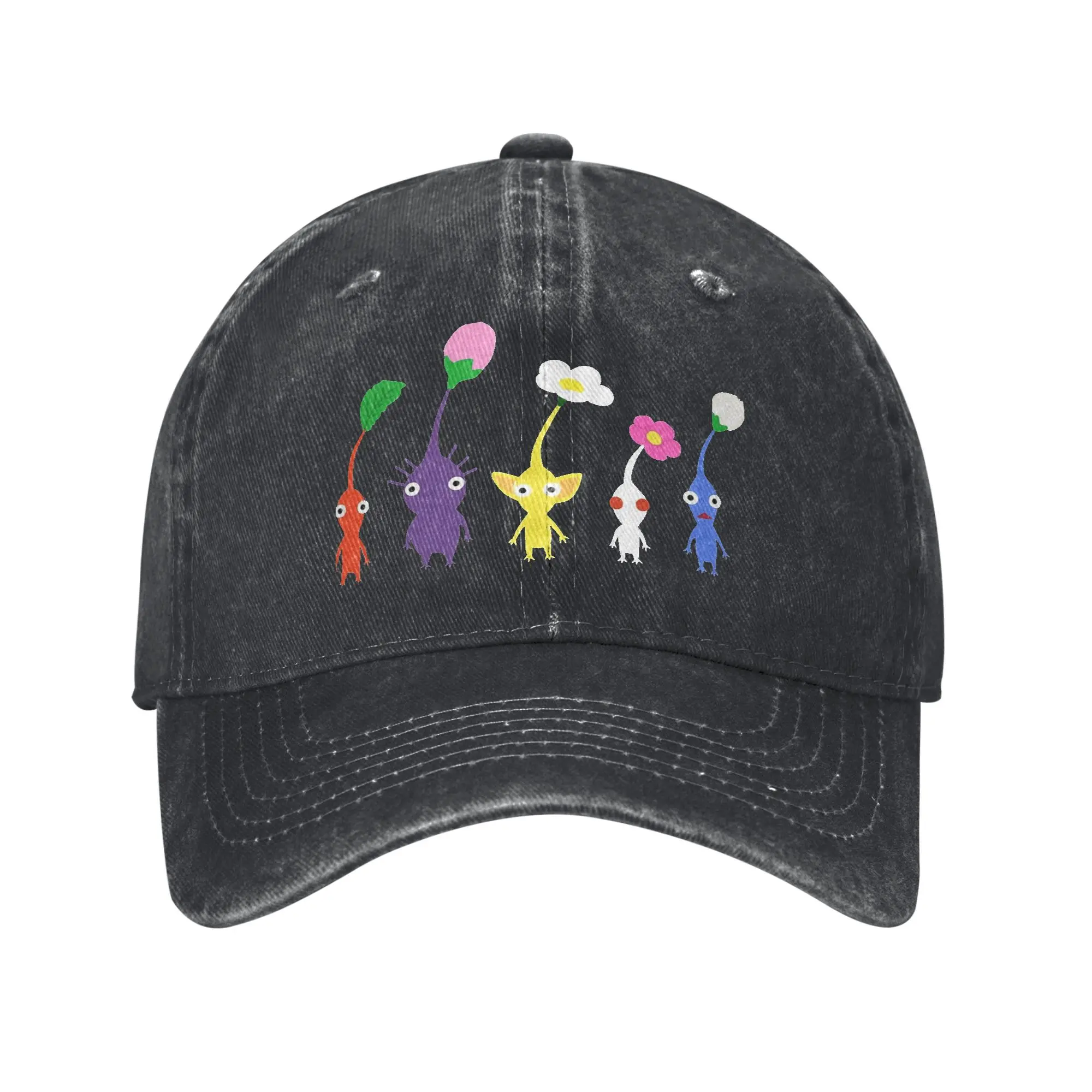 

Pikmins Casual Baseball Cap Kpop Rock Hip Hop Hats Summer High Quality Unisex-Teens Vintage Baseball Caps