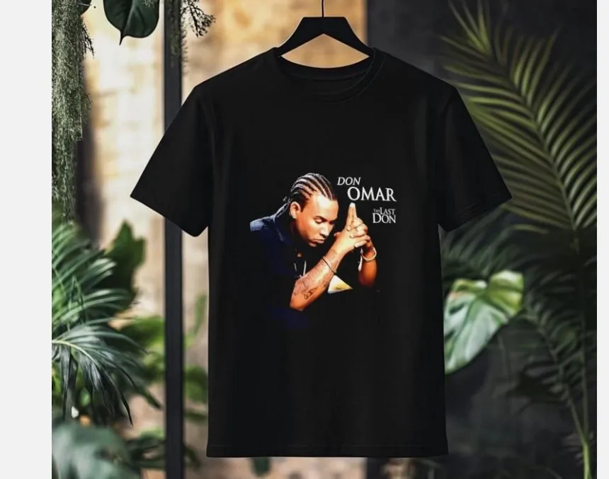 Camiseta Don Omar The Last Don para unisex, S-3XL, regalo para fanáticos, gráfico retro de Hip Hop