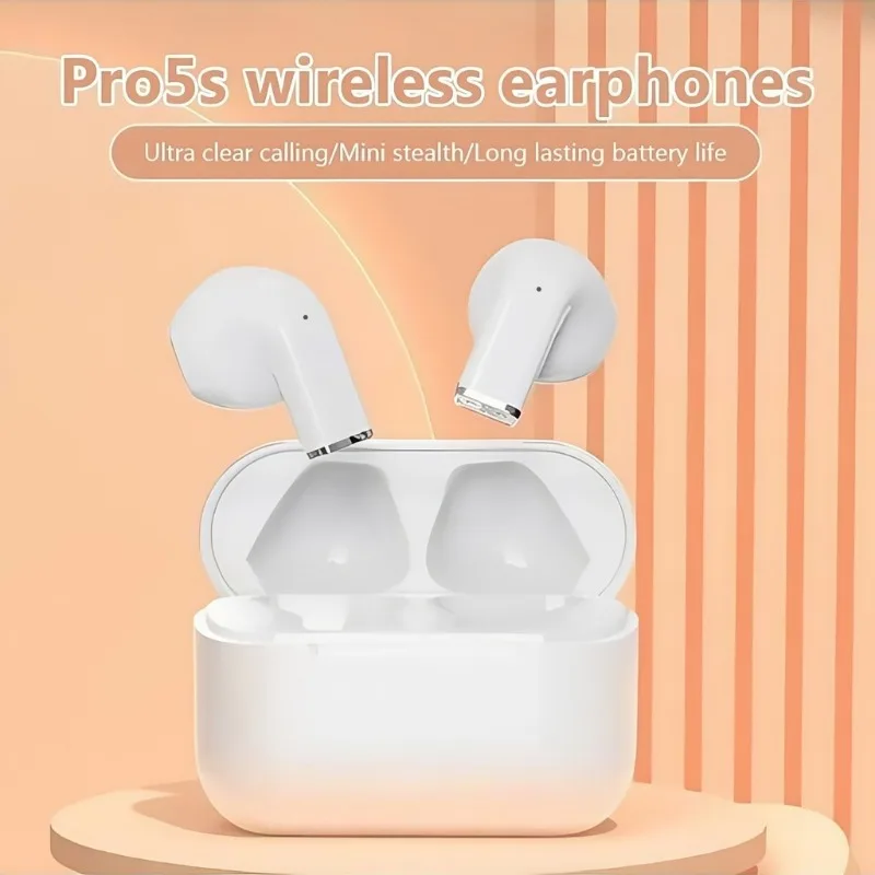 سماعات أذن بلوتوث Mini Pro5s الجديدة تجربة صوتية غامرة مريحة في الأذن سماعات لاسلكية لجميع الهواتف الذكية #3