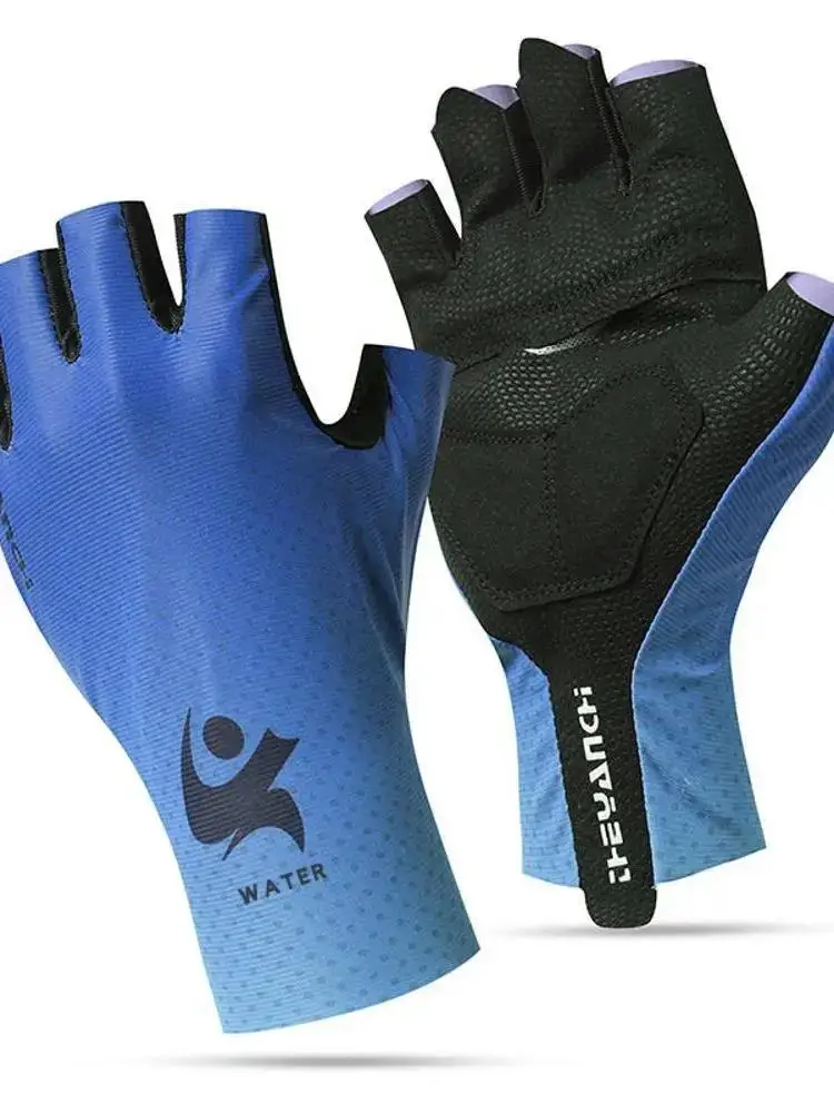 AliExpress Cycling Gloves For Men And Women Q152 Breathable Ice Silk Sports Protection Anti Slip And Wear-resistant Outdoor Fishing Gloves