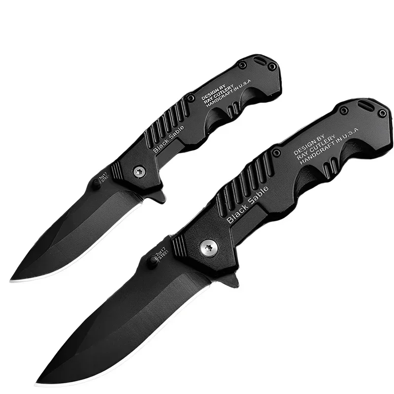 EDC Sharp Stainless Steel Folding Knife Outdoor Camping Tactical Hunting Knife Pocket Knife Sharp and Durable S/L