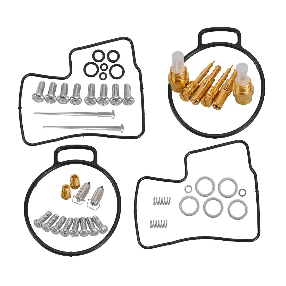 2 Sets Carburetor Repair Carb Rebuild Kit 1003-0134 118-2688 292404 99101-393-1550 99103-KPS-0500 Fit for Honda Goldwing GL1500 2