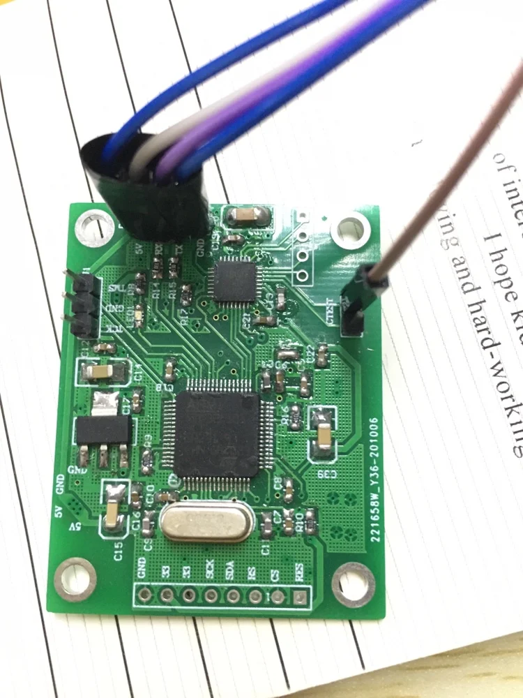 Small capacitance measurement PCAP01 development board serial port customizable small resistance measurement LCD display