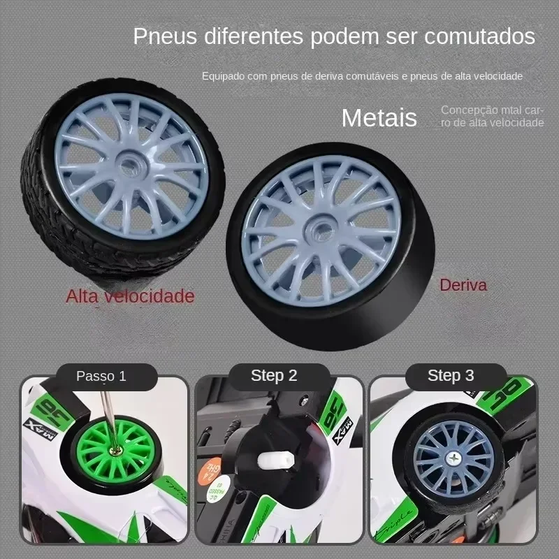 Model Car High-Speed Drift Remote Control Four-Wheel Drive Remote Control Racing Toys Children's Christmas Gift