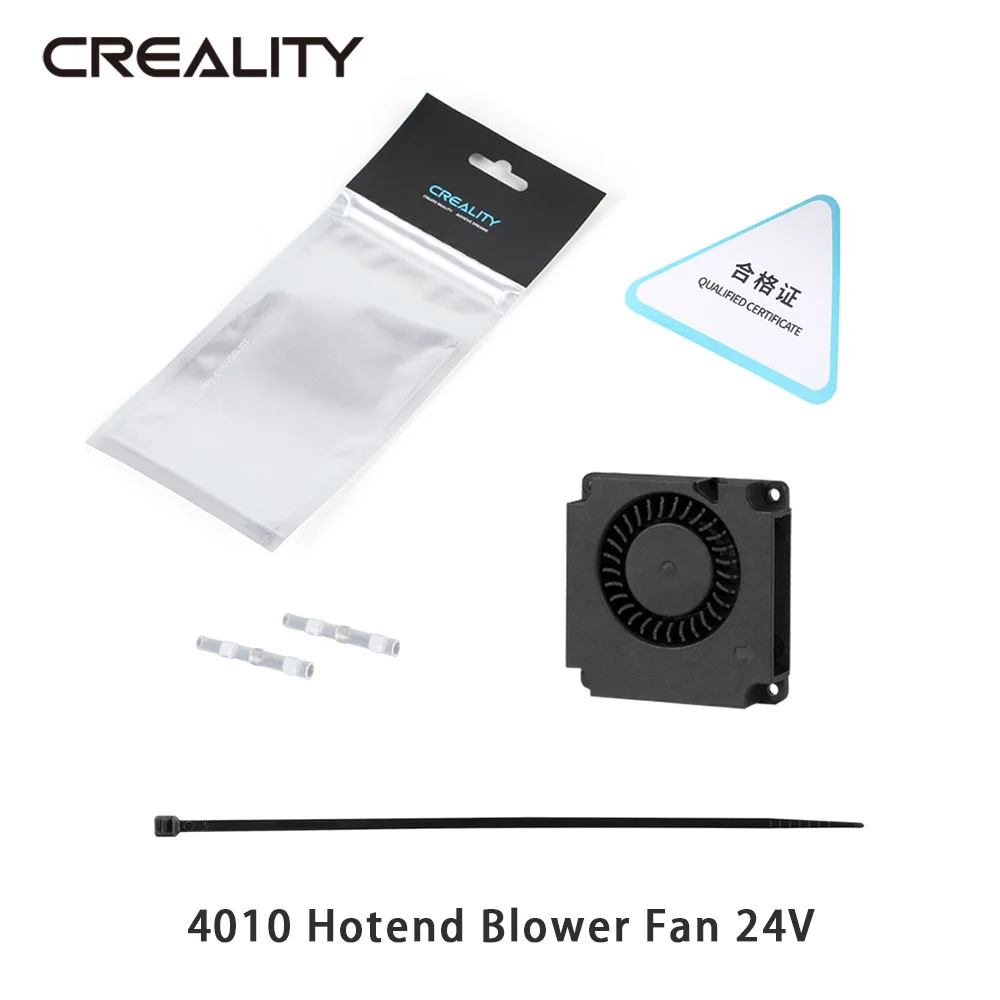 

CREALITY 4010 Hotend Blower Fan 24V_6800_L150 Efficient Heat Dissipation Silent and Low Noise Brand New Original Parts