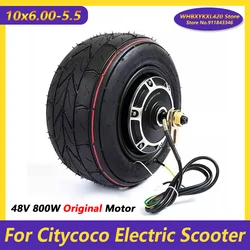 10x6.00-5.5 48V 800W Original Motor for Citycoco Electric Scooter Hub  Wheel Thickened Anti-skid Tubeless Tire Accessories