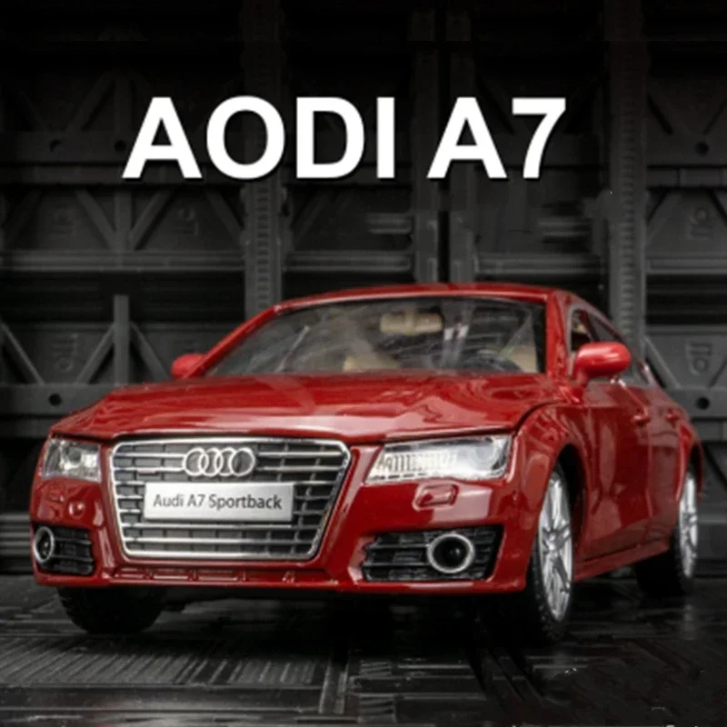 

1:24 AUDI A7 Coupe модель спортивного автомобиля из сплава, Литые и игрушечные автомобили, металлическая Игрушечная модель автомобиля, коллекция женских моделей в подарок