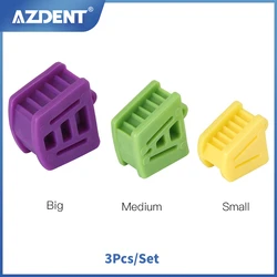 AZDENT-Dental Occlusal Pad, Dentes Prop, Abridor De Borracha De Mordida, Ferramentas De Dentista, Instrumento De Odontologia, Materiais Do Dentista, Retrator, 3Pcs por Conjunto