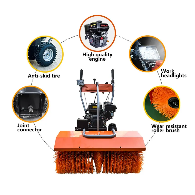 직접 판매 가정용 전기 시동 휴대용 제설기 풀 기어 제설 및 청소 기계