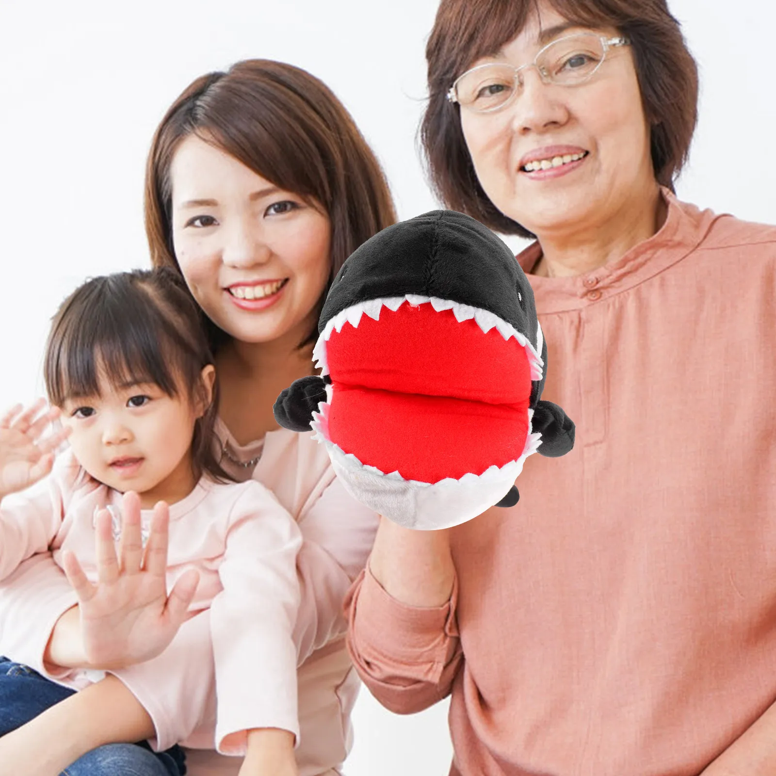 

Кукла-перчатка Кит с подвижной пастью для детских историй, ролевых игр, развивающих занятий, интерактивная игрушка в виде морского животного для дошкольников