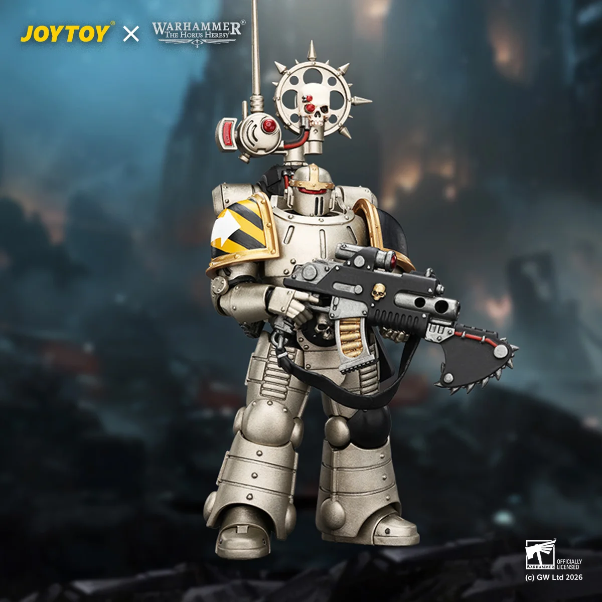 【In Stock】H12.3cm JOYTOY Warhammer The Horus Heresy Iron Warriors Mkll Tactical Sergeant Legionary1 2 3 1/18 Action Figure view 5