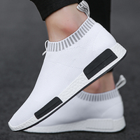 Men's Slip on Sock Sneakers Breathable Mens Shoes 38-47 Super Light Men Walking Shoes Men Sneakers Casual Shoes for Men