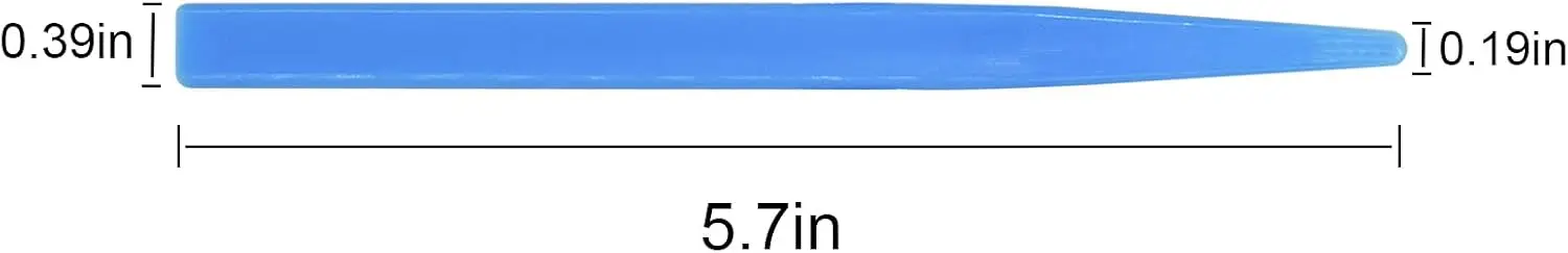 10 Pcs Dental Plastic Spatulas Mixing Spatula for Impression Material Alginate Plaster Mixing Tools Blue Dentistry Tools