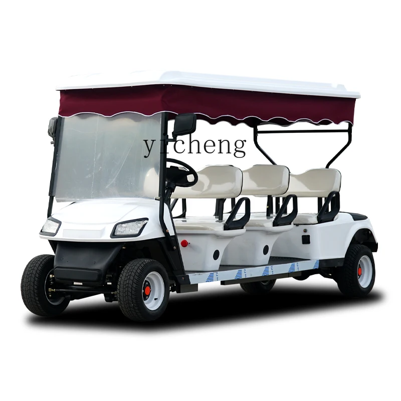 

ZC 6-seat electric sightseeing car 4-seat scenic tourist golf cart ferry battery car