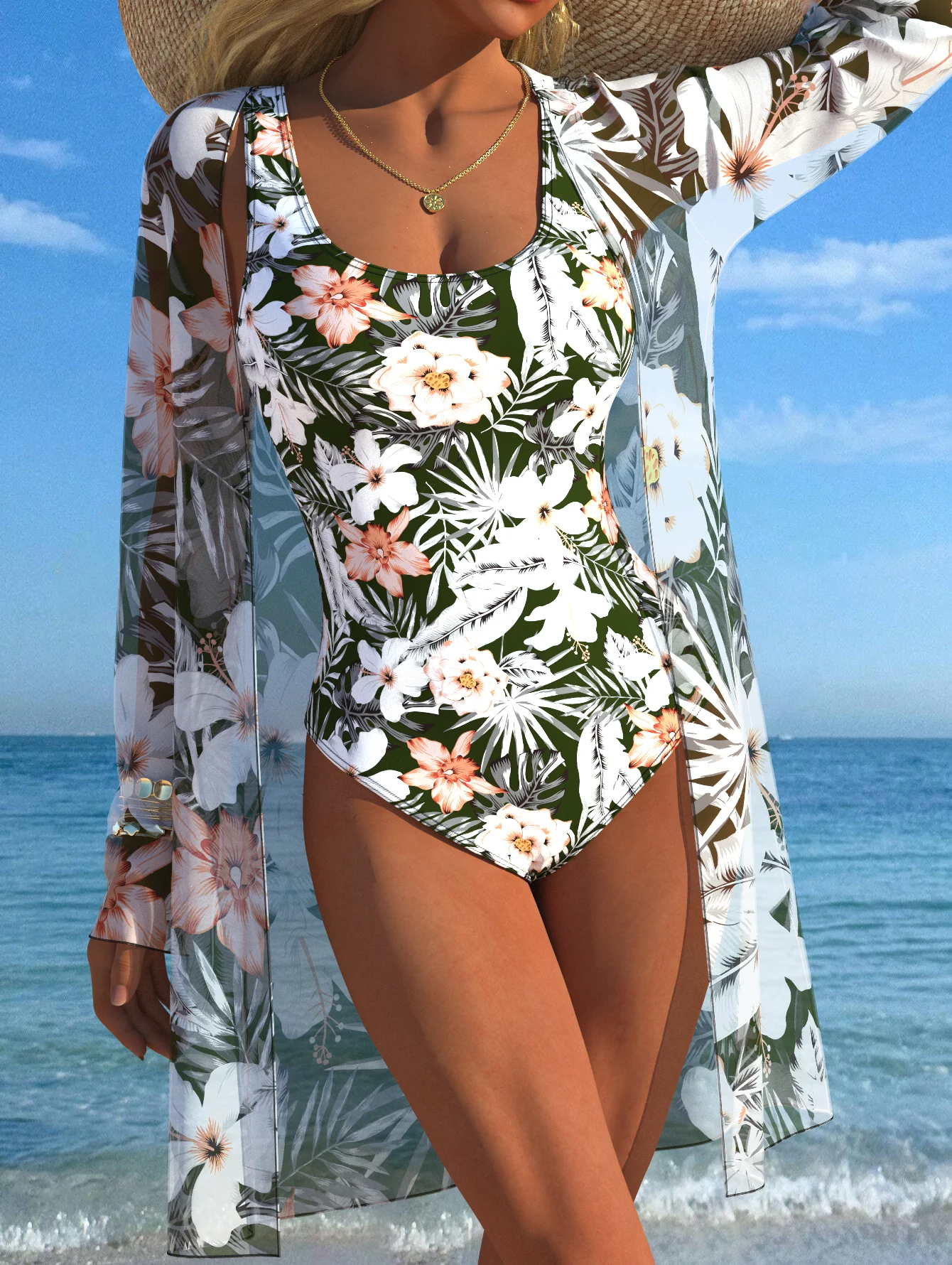New Arrival Women Three Piece Bikini Set Elegant Modern Swimwear Ladies Swimming Costume Beach Outfit For Summer Vacation Travel