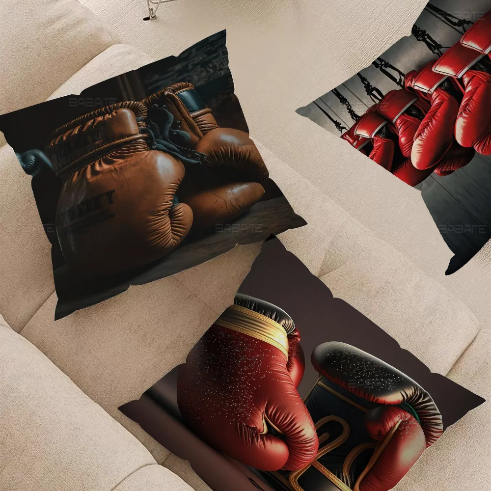 

Boxing Gloves Vintage Cushion Cover Decorative Pillow Sofa Home Decor Case Pillow Cases