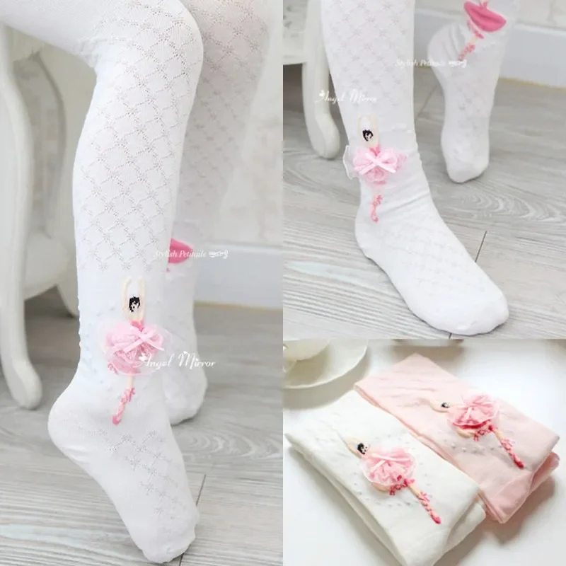 New Children Spring Autumn Tights Cotton Baby Girls Pantyhose Kids Party Dress Socks Girl Knitted Collant Soft Infant Clothing