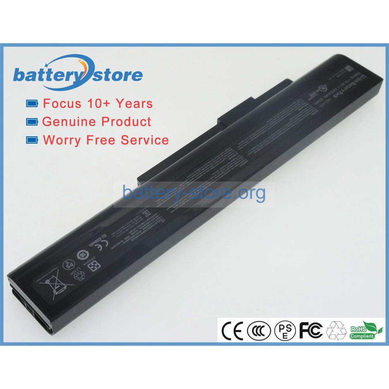 Genuine Original Laptop Batteries for A41-A15,A42-H36,A32-A15,FMVNBP217,S9N-0062210-P92,FPCBP343AP,AKOYA E7222,14.4V,8 Cell