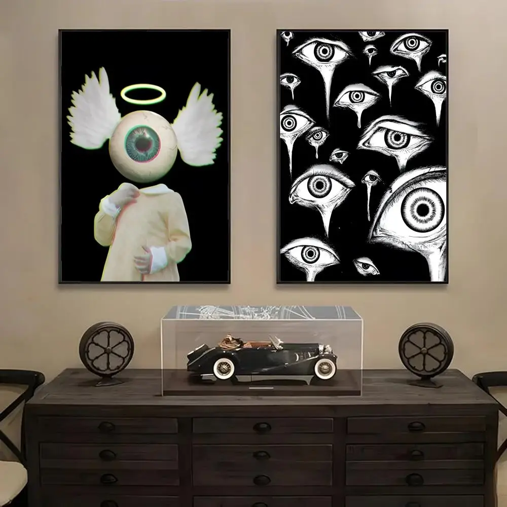 ملصق HD أنيمي موضوع ساخن المغني/OST/فيلم مقاوم للماء عصا ذاتية ديكور المنزل Ins مقل العيون عين باردة #3