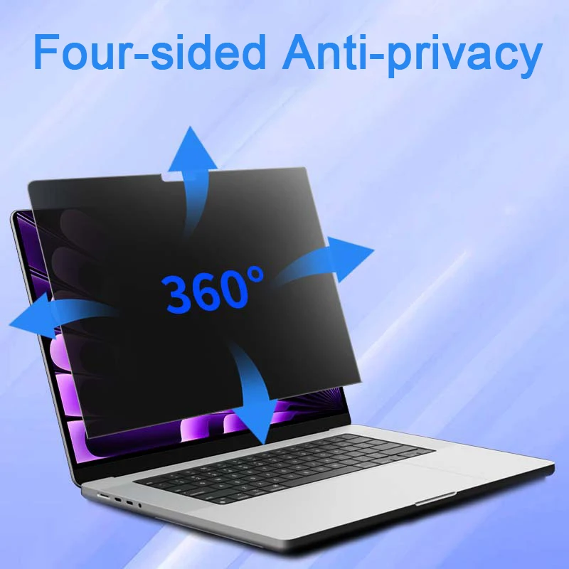 Full Privacy Protection 360° Anti-peep Screen Protector For Macbook Pro 14 16