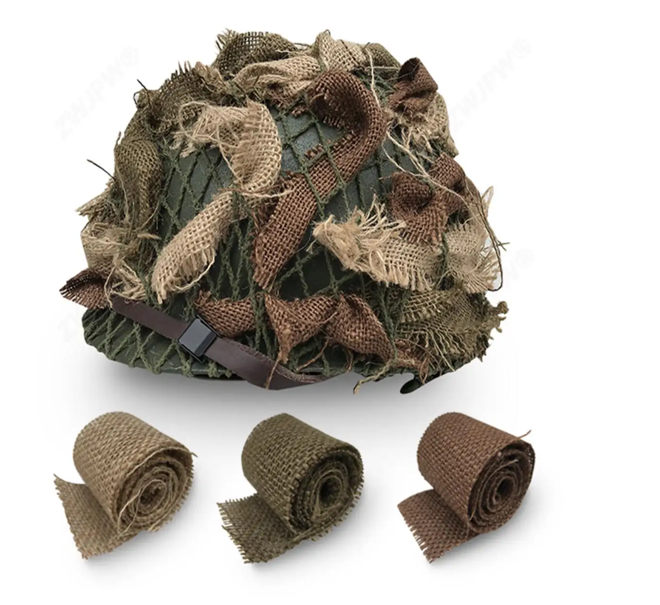 Geely Costume Material Wargame Diy Double-Sided Camouflage Strips 15 Pieces