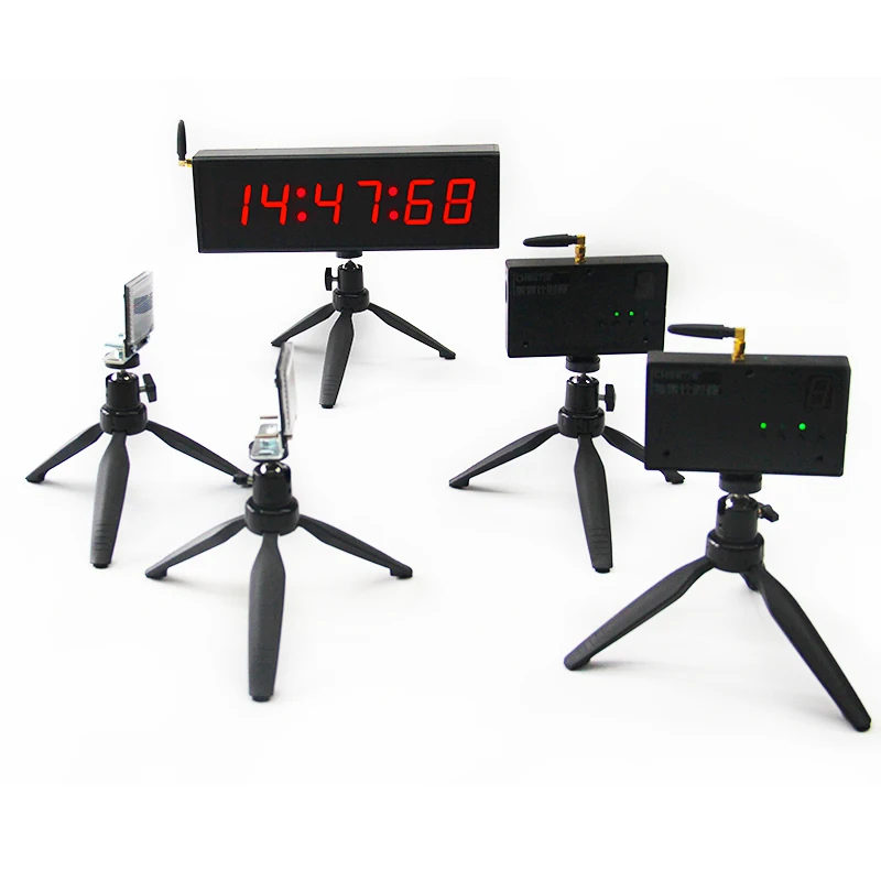 นาฬิกาจับเวลาแข่งขันแบบไร้สาย CHEETIE CP99 ใช้แบตเตอรี่ ไฟ LED สำหรับการแข่งขันวิ่งระยะสั้น