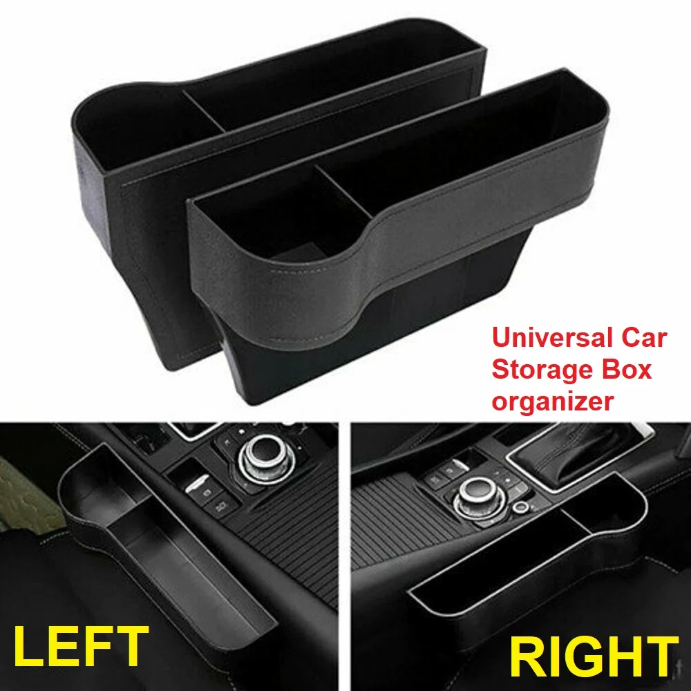 Universal Car Storage Box organizer Car Seat organizer Holder Multifunctional For Wallet Phone Slit Pocket Auto Car Accessories