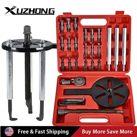 21 in1 Bearing Disassembly Puller Inner Hole Removal Tool Three-jaw Puller Set